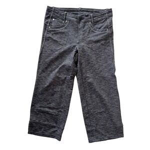 Kuhl Mova Size 6 (29x20) Gray Stretch Drawstring Waist Women's Capri‎ Pants